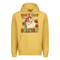 Antique Gold don't stop believin' Premium Hoodie - MaliasSmallBusiness