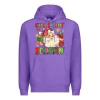 Purple don't stop believin' Premium Hoodie - MaliasSmallBusiness