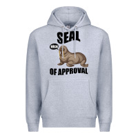 Heather Grey Seal nice Of Approval Premium Hoodie - Bettercallsaul