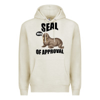 Oatmeal Heather Seal nice Of Approval Premium Hoodie - Bettercallsaul