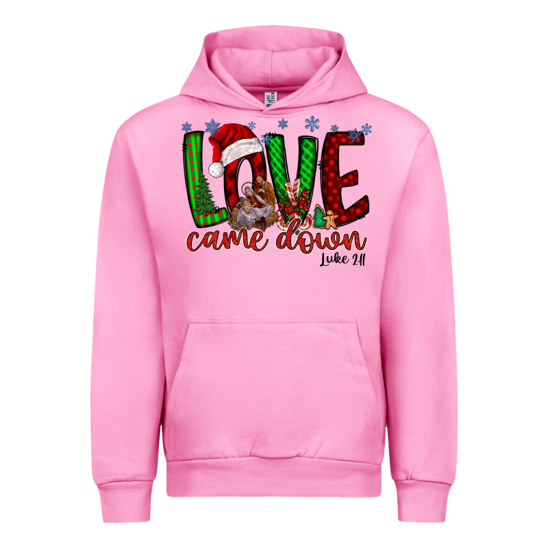 Love Came Dow Christmas Urban Hoodie by RacoonDesign | Teevron