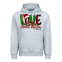 Heather Grey love came dow christmas Urban Hoodie - RacoonDesign