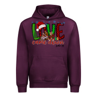 Mauve Wine love came dow christmas Urban Hoodie - RacoonDesign