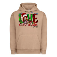 Pigment Burro love came dow christmas Urban Hoodie - RacoonDesign