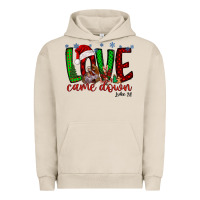 Pigment French Oak love came dow christmas Urban Hoodie - RacoonDesign