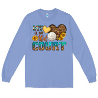 Colony Blue my heart is on that court Long Sleeve Tee - HRA Design Shop