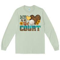 Matcha my heart is on that court Long Sleeve Tee - HRA Design Shop