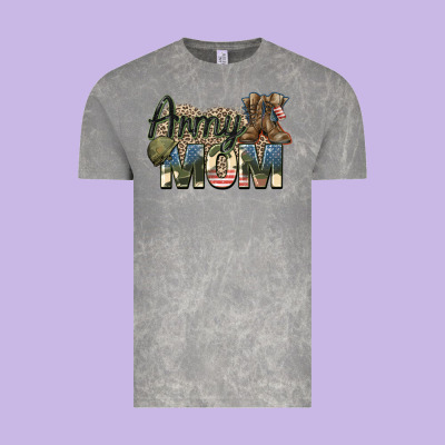 Army Mom Vintage Tee Designed By Zillion Design Studio