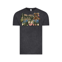 Vintage Black army mom Vintage Tee - Zillion Design Studio