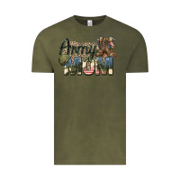 Vintage Olive army mom Vintage Tee - Zillion Design Studio