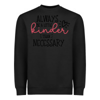 Black always Heavyweight Sweatshirt - Unal Design