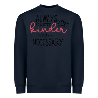 Navy always Heavyweight Sweatshirt - Unal Design