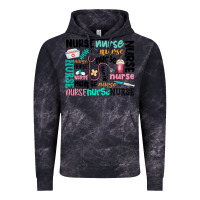 Cloud Black nurse Vintage Hoodie - MaliasSmallBusiness