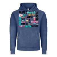 Vintage Denim nurse Vintage Hoodie - MaliasSmallBusiness