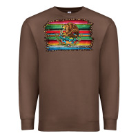 Chestnut serape leopard mexican flag Premium Sweatshirt - Jasminsmagicworld