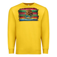 Lemon serape leopard mexican flag Premium Sweatshirt - Jasminsmagicworld