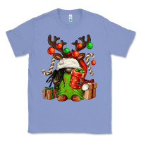 Colony Blue christmas afro gnomes Classic Tee - FaDigitalArtStudio