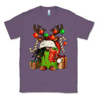 Lavender christmas afro gnomes Classic Tee - FaDigitalArtStudio