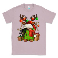 Lilac christmas afro gnomes Classic Tee - FaDigitalArtStudio