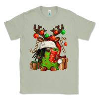 Matcha christmas afro gnomes Classic Tee - FaDigitalArtStudio