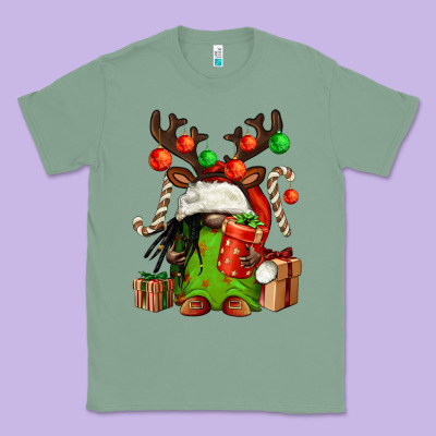 Christmas Afro Gnomes Classic Tee Designed By Fadigitalartstudio