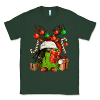 Sports Green christmas afro gnomes Classic Tee - FaDigitalArtStudio