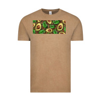 Vintage Coffee avocados with wood and leopard background 15 oz mug Vintage Tee - BarkalooDesign