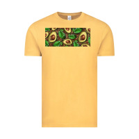 Vintage Mustard avocados with wood and leopard background 15 oz mug Vintage Tee - BarkalooDesign