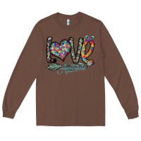 Chestnut love autism Long Sleeve Tee - SublimationCraftShop