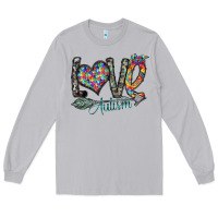 Moon Dust love autism Long Sleeve Tee - SublimationCraftShop