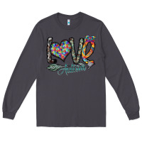 Smoke love autism Long Sleeve Tee - SublimationCraftShop