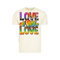 Vintage Arctic love is love with hearts Vintage Tee - texasbilliewilder