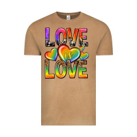 Vintage Camel love is love with hearts Vintage Tee - texasbilliewilder