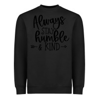 Black kind Heavyweight Sweatshirt - Unal Design