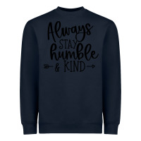 Navy kind Heavyweight Sweatshirt - Unal Design