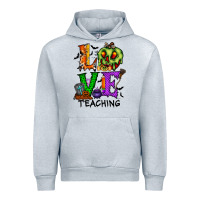 Heather Grey love taching halloween Urban Hoodie - RacoonDesign