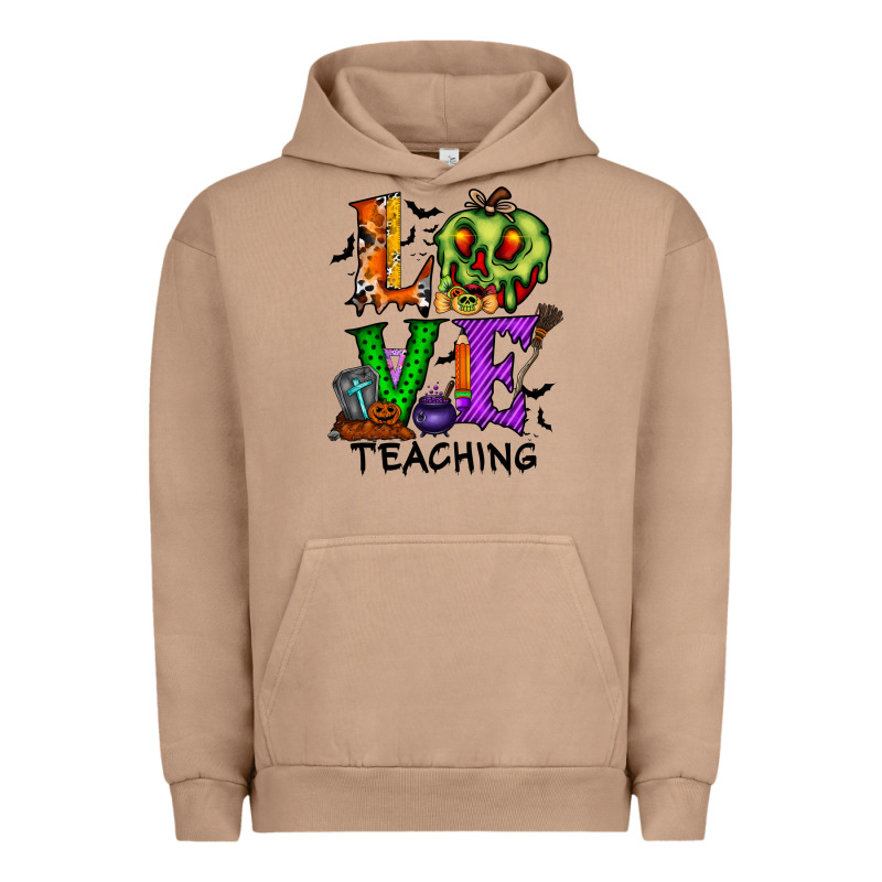 Love Taching Halloween Urban Hoodie by RacoonDesign | Teevron
