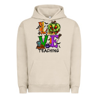 Pigment French Oak love taching halloween Urban Hoodie - RacoonDesign