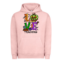 Pigment Salmon love taching halloween Urban Hoodie - RacoonDesign
