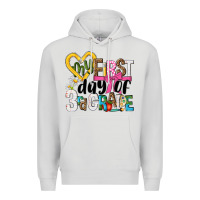 Dove Grey my first day of 3rd grade Premium Hoodie - NancyCooperArtShop