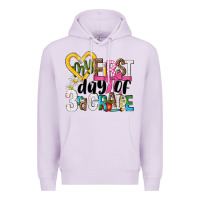 Lilac my first day of 3rd grade Premium Hoodie - NancyCooperArtShop
