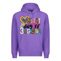 Purple my first day of 3rd grade Premium Hoodie - NancyCooperArtShop