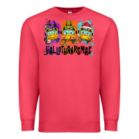 Cardinal Happy Hallothanksmas school bus Premium Sweatshirt - NancyCooperArtShop