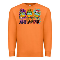 Carrot Happy Hallothanksmas school bus Premium Sweatshirt - NancyCooperArtShop