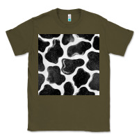 Army Green cow seamless pattern Classic Tee - BundleAndBundleShop
