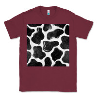 Burgundy cow seamless pattern Classic Tee - BundleAndBundleShop