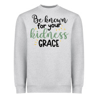 Heather Grey kidness Heavyweight Sweatshirt - Unal Design