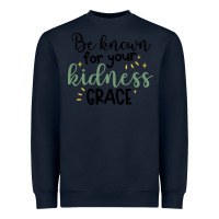 Navy kidness Heavyweight Sweatshirt - Unal Design