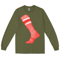 Army Green red sock fa element 2 Long Sleeve Tee - FaDigitalArtStudio