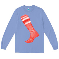 Colony Blue red sock fa element 2 Long Sleeve Tee - FaDigitalArtStudio
